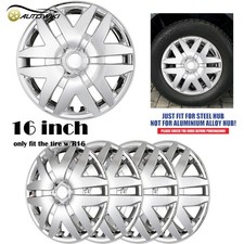 16 4pcs Chrome Hubcaps For 2004-2010 Toyota Sienna Steel Wheel Covers New R16 16 4pcs Chrome Hubcaps For 2004-2010 Toyota Sienna Steel Wheel Covers New R16