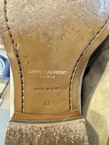 Saint Laurent Wyatt Suede Ankle Boots (MENS 11) LS(343601) - Picture 12 of 13