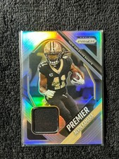 2025 Prizm Alvin Kamara Silver Premier Jersey Relic Patch #PJY-AKA Saints