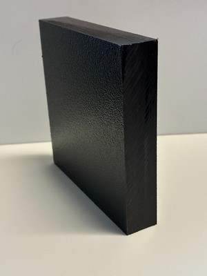 HDPE King Starboard Plastic Sheet - 3/4'' Thick (19mm) - Black - 24'' x 27''
