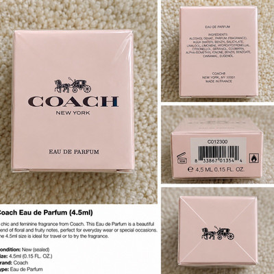 Coach Coach Eau de Parfum Spray Sample 0.15 fl oz Floral Fruity
