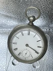 Waltham Broadway Large Mechanical Vintage Antique Pocketwatch Silveroid Case