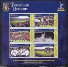 TOTTENHAM HOTSPUR Football Club Stamp Sheet (Spurs/White Hart Lane/UEFA Cup)