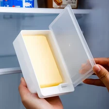 Butter Keeper & Cheese Storage Box - Airtight Refrigerator Container