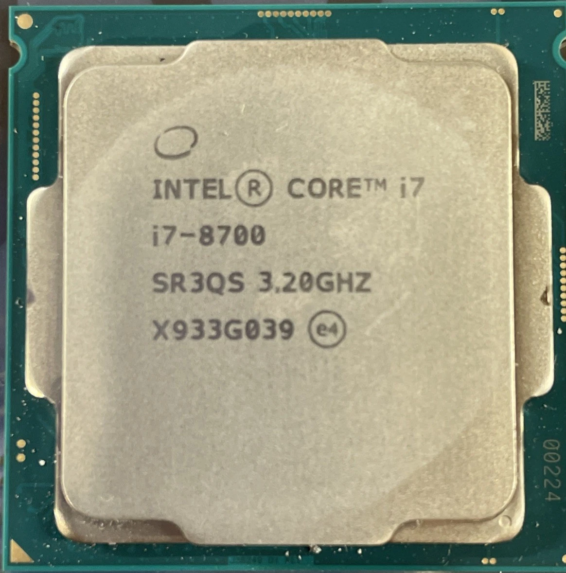 Intel Computer Processors (CPUs Intel Core i7-8700 Processor Model