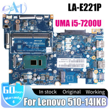 LA-E221P per Lenovo Ideapad 510-14IKB scheda madre computer portatile 5B20M39328 Core i5-7200