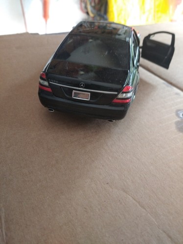 Modellino Mercedes Classe S 55 AMG Tuning in Ferro Scala 1:24 Nero - Foto 4 di 6