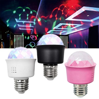 Crystal Magic Ball RGB LED E27 Bühnenlicht Mini Atmosphäre Lampe für Disco DJ