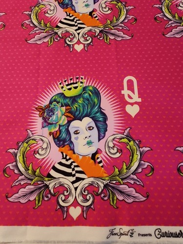 Curiouser and Curiouser THE RED QUEEN Tula Pink Fat Quarter PWTP 160