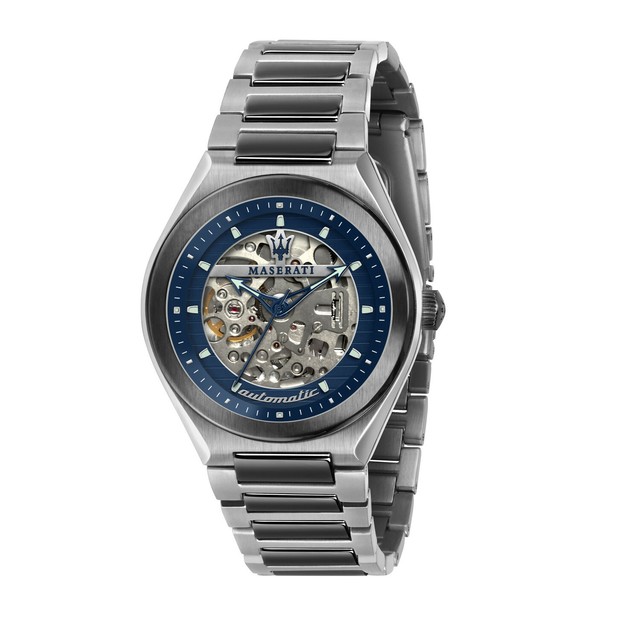 maserati skeleton automatic watch