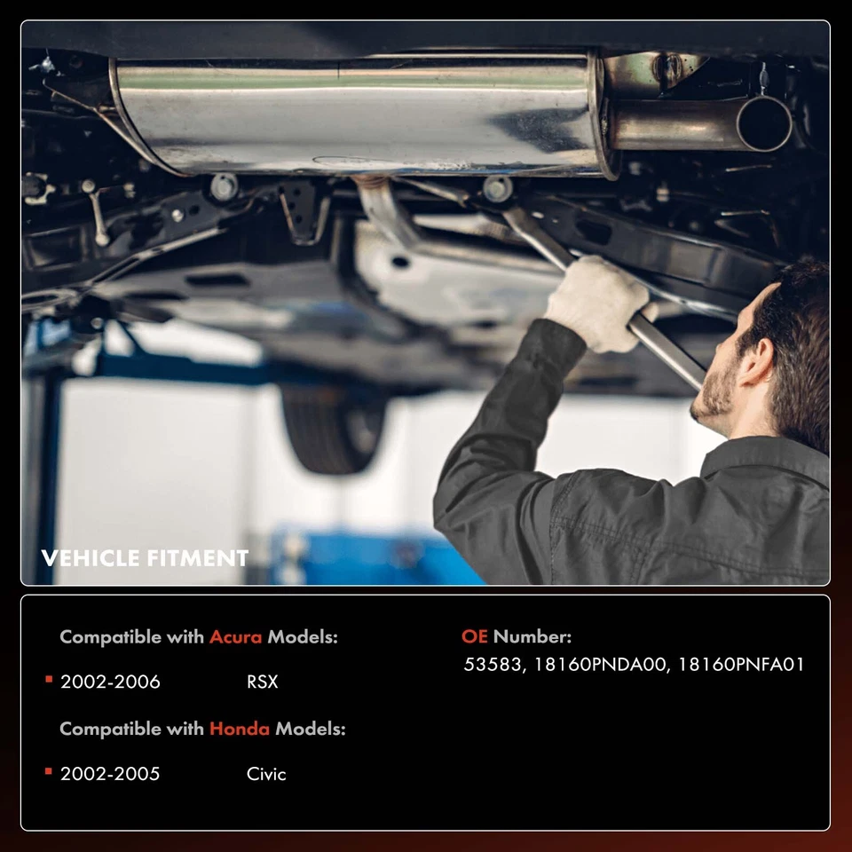 Каталитический конвертер для Honda Civic 2002 2003 2004 2005 Acura RSX 2002-2006 2,0 л - Изображение 2 из 4