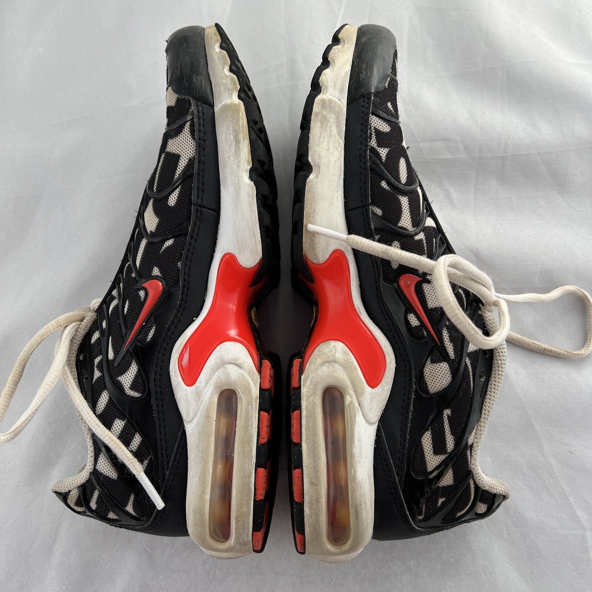 Nike Air Max Plus TN Sneakers Youth 7Y Just Do It Black Nike Air Max Plus TN Sneakers Youth 7Y Just Do It Black