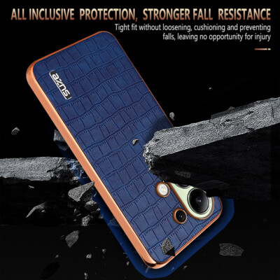 Crocodile Pattern Anti-Scratch For Xiaomi Redmi Note 13 Poco X6 K70 Phone Case