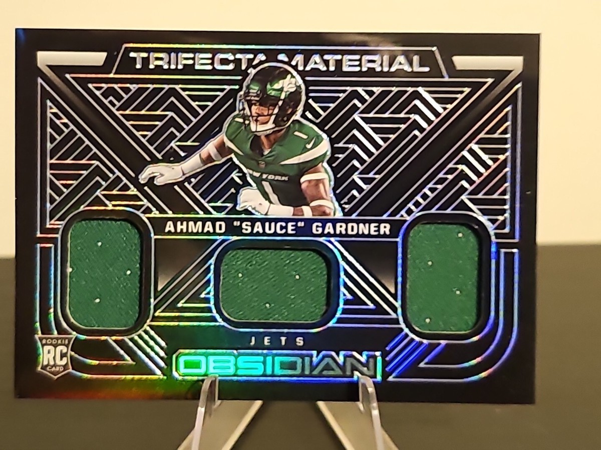 2022 Panini Obsidian - Trifecta Material #TFM-ASG Ahmad Gardner