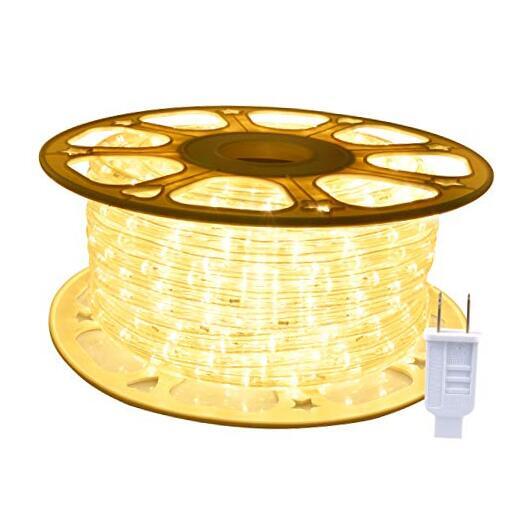 98.4ft Outdoor Rope Lights Waterproof Warm 98.4FT/30M 98.4ft Warm white