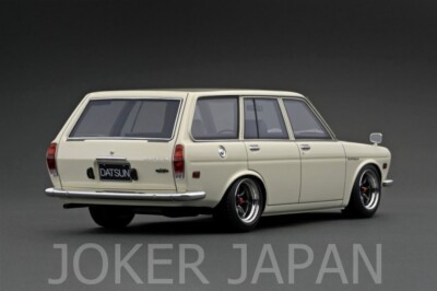【新品未使用】1/18 Datsun Bluebird (510) White 1/18 IG ignition #IG3153 Datsun Bluebird (510) Wagon White