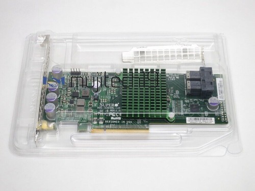 AOC-S3008L-L8I SUPERMICRO 3008 SAS/SATA 8P 12G RAID CARD W/BOTH BRACKETS - Zdjęcie 2 z 4