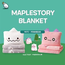 MapleStory Maple Story Isaac Toast Collaboration Blanket Limited