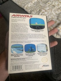 AirWolf NES Nintendo Box Manual CIB Complete MINT BOX EXCELLENT