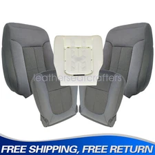 For 2011 - 2016 Ford F250 FX4 Front Bottom / Top Cloth Cover Gray / Foam Cushion