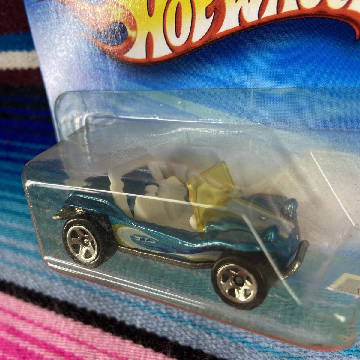 Hot Wheels 2008 Meyers Manx Dune Buggy | 1:64 Scale Die-Cast Car, Green With Flames, #80 Of 250
