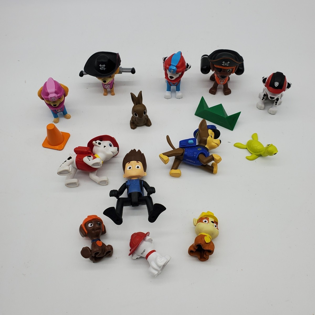 Paw Patrol Figures Mix of Pirate Pups Ryder Sea Patrol Turtle