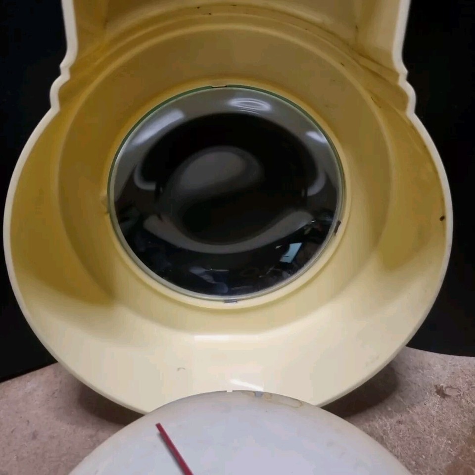 Vintage 1950s Cream Bakelite Smiths Enfield Kitchen Wall Clock Working