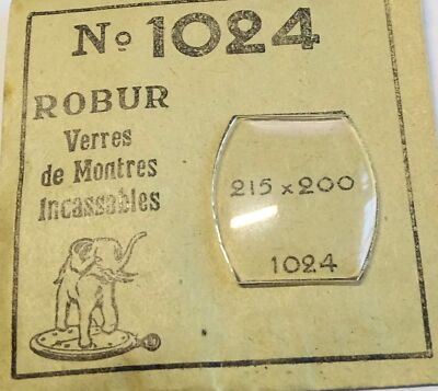 Verre De Montre Rectangle 20 X 28 Mm – Pour Bombe Ou Base Plate, Neuf Sans étiquette
