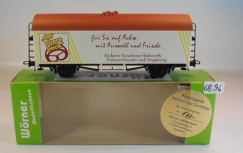 Bauer Wörner Spur H0 1/87 Nr. SoMo Kühlwagen Bäckerei Holzwarth KKK NEM OVP#6896 | Zustand: Gebraucht