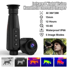 GTGUARD Thermal Monocular Ai 384x288 50Hz 15mm Night Vision Thermal For Hunting