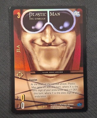 VS System TCG - Plastic Man /Eel O'Brian - DJL-017 Foil AA eng