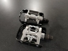 Wellgo C002 dual platform clip/clipless 9/16 pedals