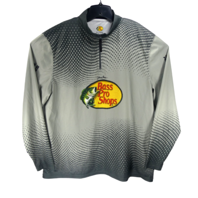 Chemise De Pêche Homme Bass Pro Shops 2XL, 1/4 Fermeture éclair, UPF, Manches Longues, Neuve Sans Emballage