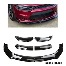 For Dodge Charger 2015-23 Front Bumper Chin Lip Splitter Spoiler Body Kit ABS