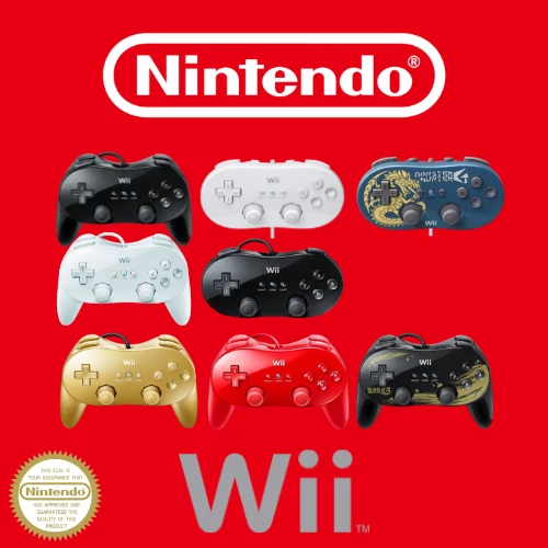 Official Wii Classic Controller U Pro Nintendo Authentic OEM Remote RVL 005