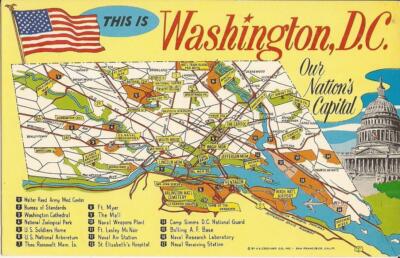 Washington, D.C. - Keyed MAP
