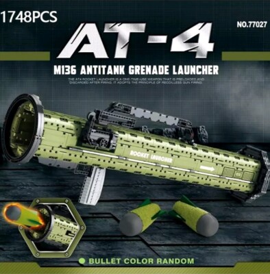 AT-4 M136 Antitank Bazooka 1748pcs MOC Klemmbausteine Neu!