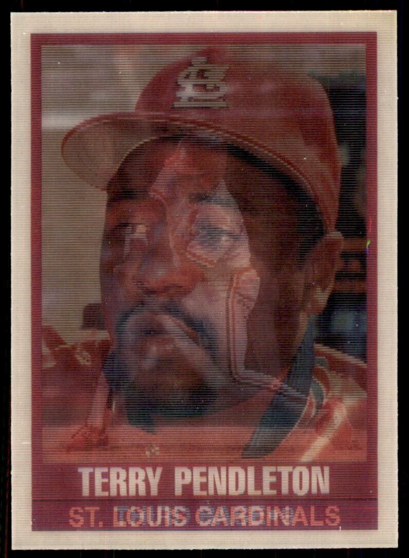 1989 SPORTFLICS TERRY PENDLETON ST. LOUIS CARDINALS #99