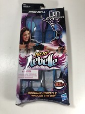Nerf Rebelle Secrets  Spies Bow and Arrow Refill Pack 3 Arrows Launch 85' New