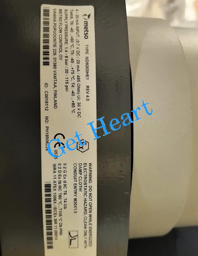 New ND9203HE1 METSO Valve Positioner FedEx or DHL or UPS | eBay