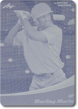 STARLING MARTE 2011 Leaf Limited Rookie Card Press Plate RC PIRATES 1/1