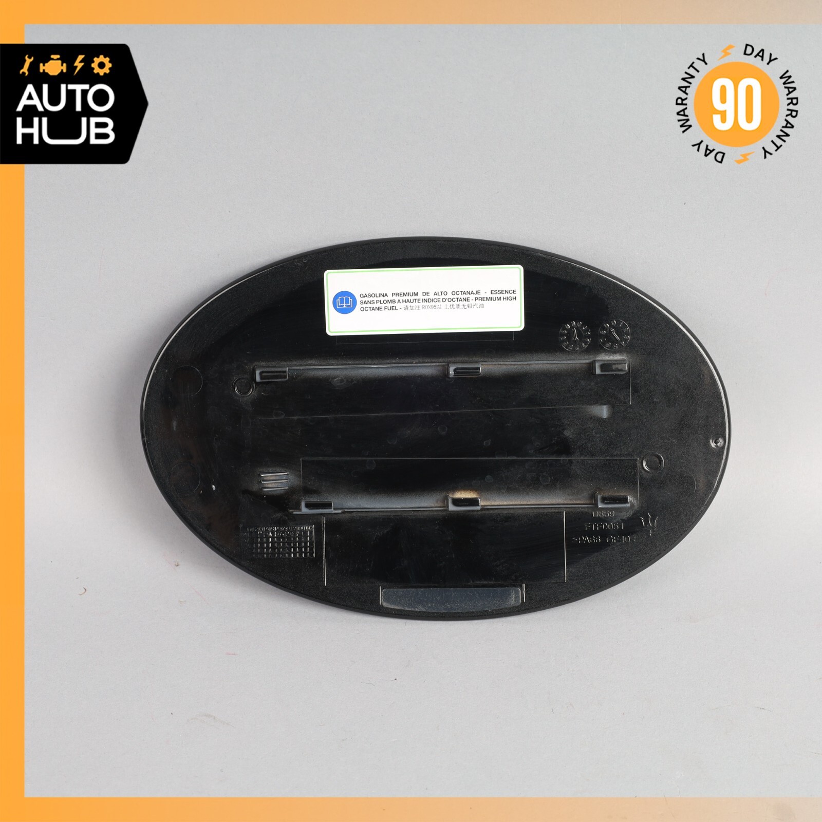 17-20 Maserati Levante S M161 Fuel Gas Tank Lid Door Cover Black OEM 26k