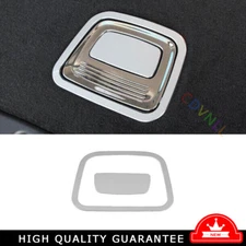 Silver Aluminum Back Door Tailgate Handle Cover Trim 2* For Benz ML GL 2012-2016