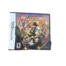 Nintendo DS Lego Indiana Jones 2: The Adventure Continues Game CIB Case Manuals