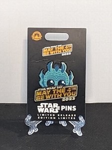 Disney Parks 2023 Star Wars Day May the 4th Be With You Greedo Pin LR  NEW