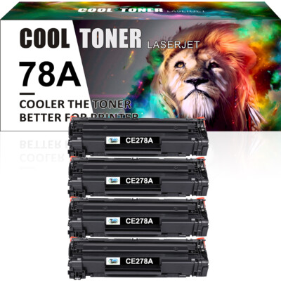 4x Toner Kompatibel Für HP 78A CE278A LaserJet P1560 P1566 P1606DN MFP M1530 XXL