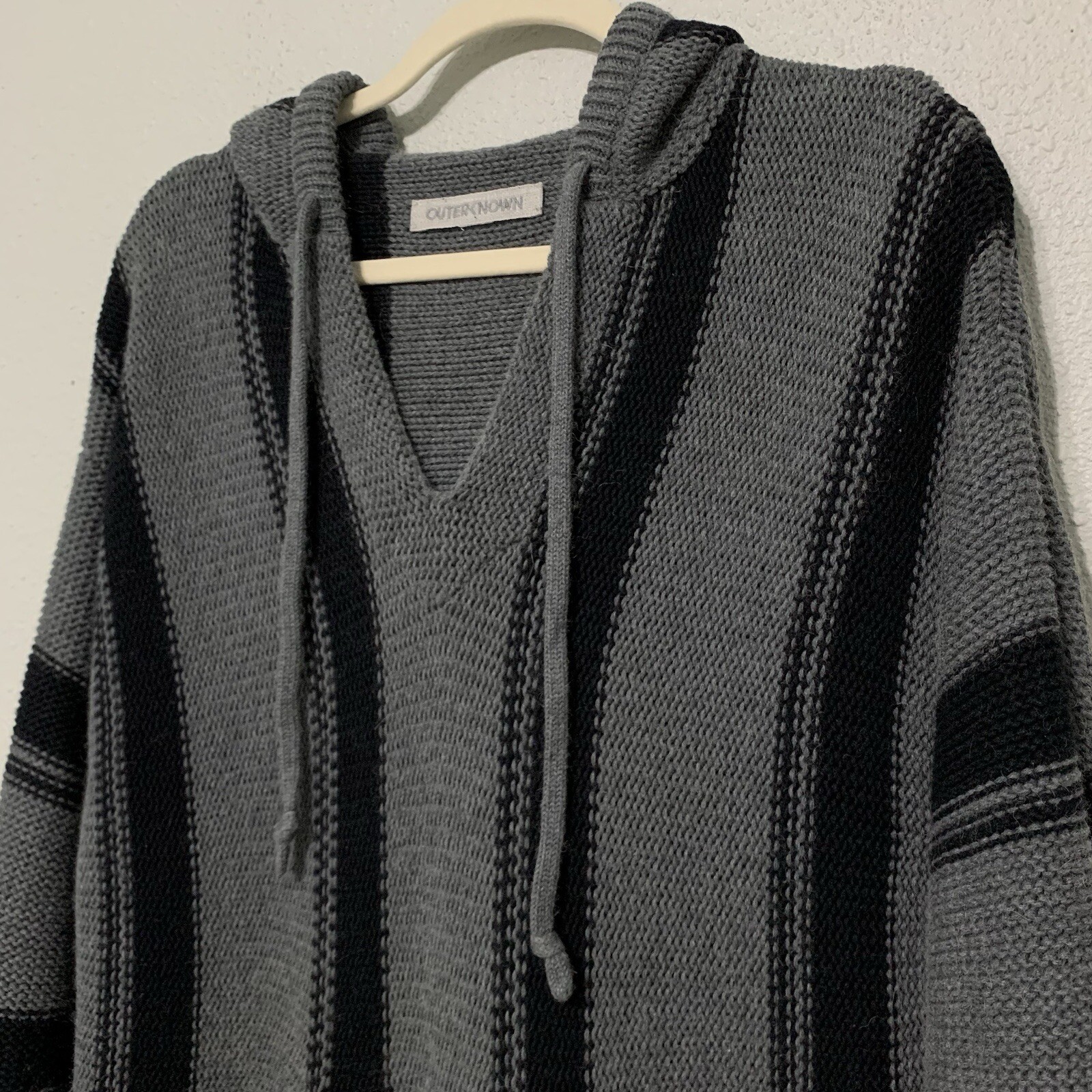 Outerknown Pacifica Pullover Hoodie Small Grey Bl… - image 2