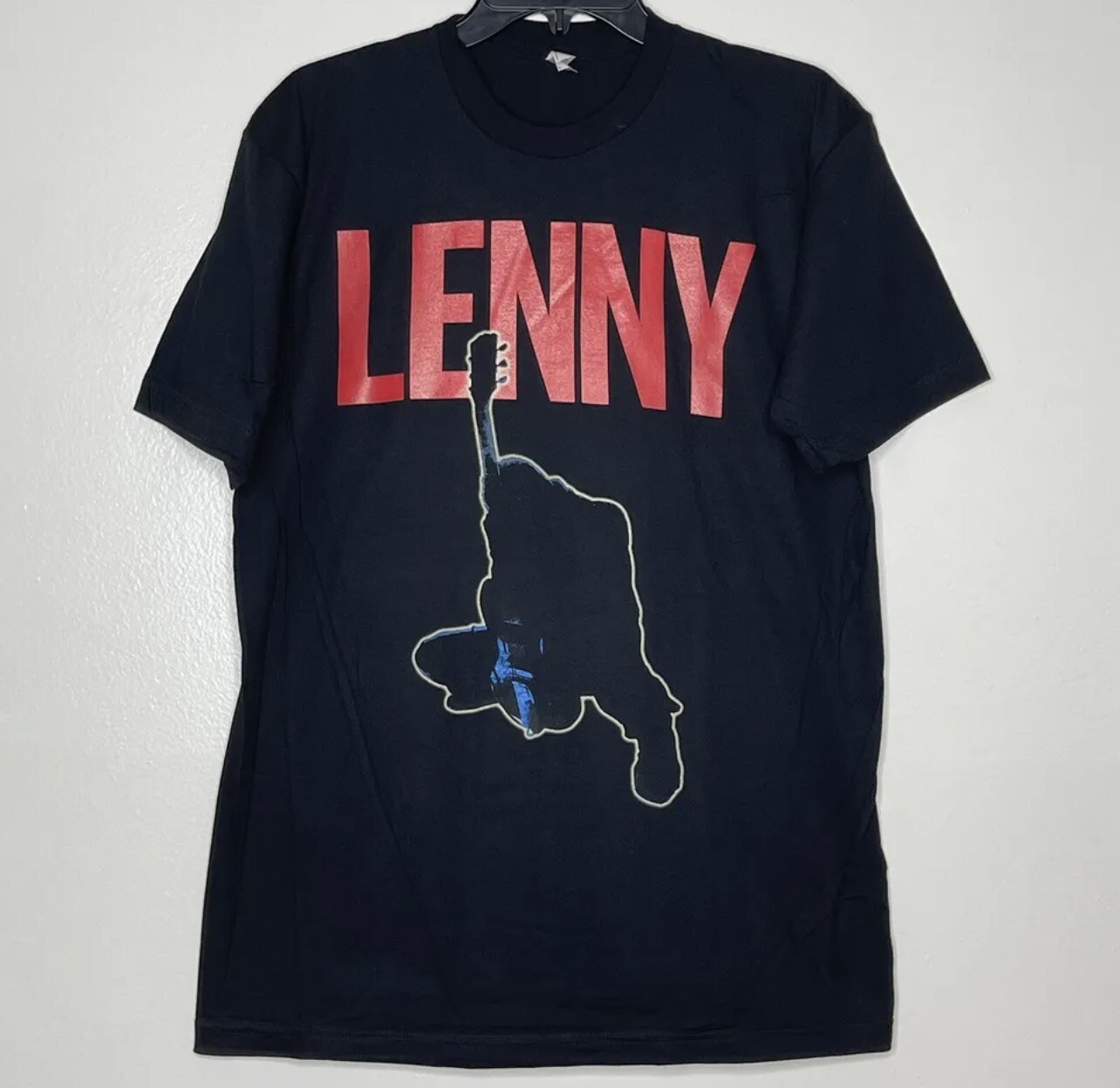 T-shirt Lenny Kravitz Rock Tour Vibration 2018 - Noir Coton, Taille M, Occasion Très Bon état