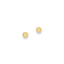 14k Polished 4mm Ball Post Earrings