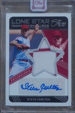 2022 Panini Three and Two Steve Carlton Lone Star Auto Jersey /25 #LSS-SC DZ500